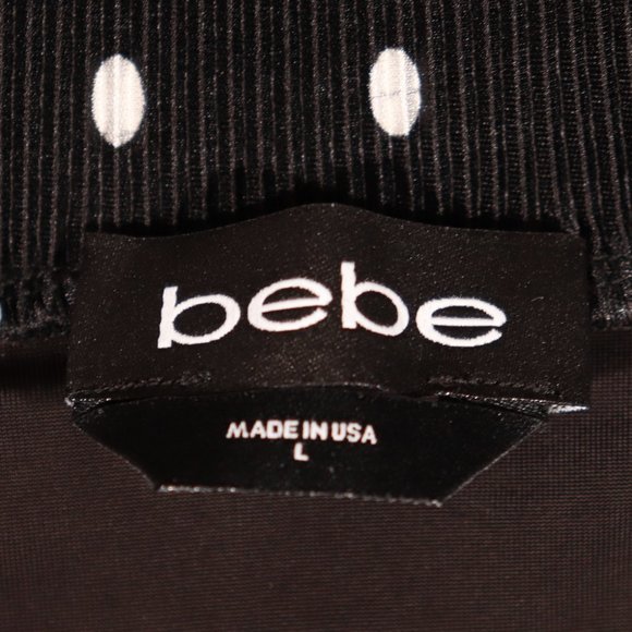 EUC Polkadot Bebe Skirt Size Large - Picture 5 of 8